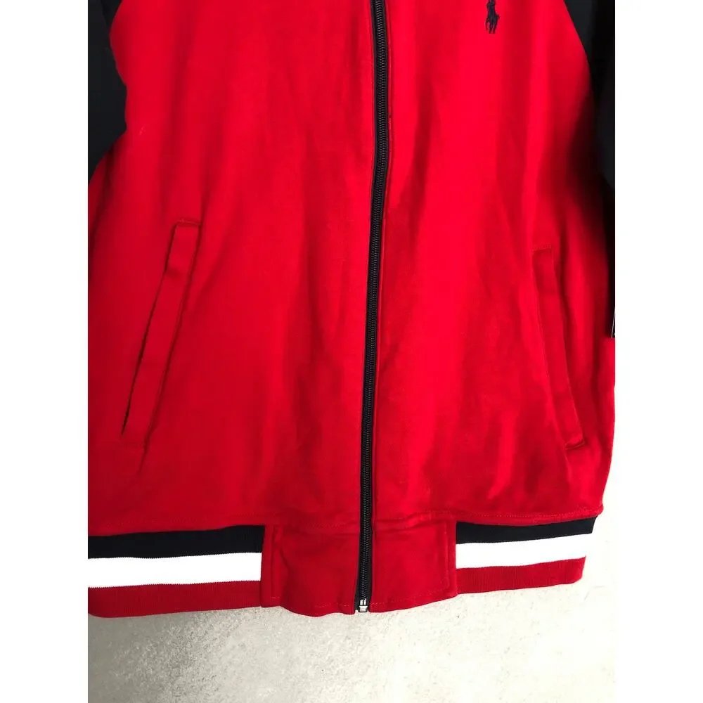 Polo Ralph Lauren Performance Varsity Jacket Men''s Small Full-Zip NEW